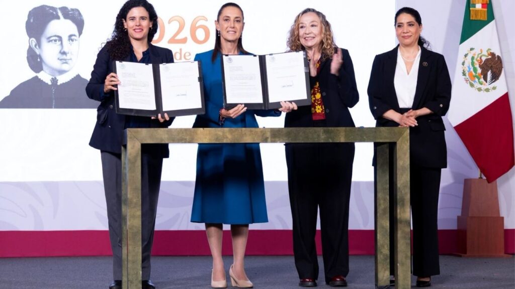 Claudia Sheinbaum reparar el daño por el delito de feminicidio Fotografía FB Gobierno de México